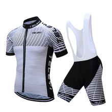 Teleyi Racing Sport Cycling Jersey Set Men Summer Short Sleeve Bicycle Cycling Clothing Ropa Ciclismo Quick Dry MTB Bike Jersey 2024 - buy cheap