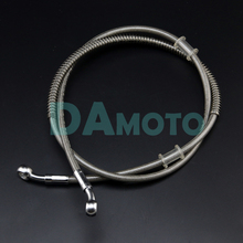 Universal Motorcycle Brake Oil Hose Line Pipe Hydraulic Reinforced Stainless Steel Braided Fit ATV Dirt Pit Bike 2024 - buy cheap