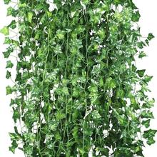 12 x artificial plants of vine false flowers ivy hanging garland for the wedding party Home Bar Garden Wall decoration Outdoor 2024 - купить недорого