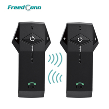 Free Shipping!! 2PCS Original FreedConn Brand Motorcycle Helmet Bluetooth 1000M Intercom Headset NFC with FM radio 2024 - buy cheap