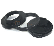 3 em 1 gopro 37mm filtro protetor uv + adaptador + tampa de lente de proteção conjunto para gopro hero 3 3 + 2024 - compre barato