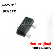 Новинка, оригинальный триодный транзистор BC857C SOT-23 BC857 SMD, 100 шт. 2024 - купить недорого