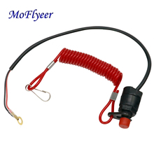 MoFlyeer Motor Ignition Starter Key Switch Boat Outboard Safety Rope Switch Engine Kill Stop Tether Cord For Yamaha Motors 2024 - buy cheap