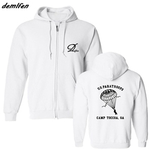 Primavera outono moda hoodie eua exército hoodie paraquedista treinamentos acampamento toccoa fj wk marines selos moletom legal jaqueta 2024 - compre barato