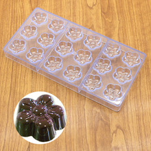1PC Plum Shaped Baking Tool Clear Magnetic Polycarbonate Chocolate Cake Mould DIY PC Transparent Chocolate Mold LB 388 2024 - buy cheap