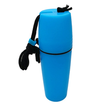 Водонепроницаемый пластиковый контейнер для капсул, бутылка, чехол для дайвинга, подводного плавания, Каяка, плавания, фуксии и синего цвета 2024 - купить недорого