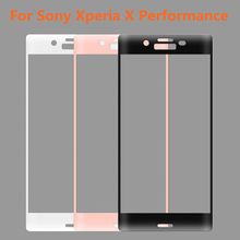 Full Cover Curved Tempered Glass For Sony Xperia X Performance Screen Protector protective film For F8131 F8132 glass 2024 - buy cheap