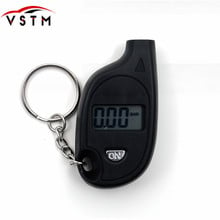 Portable Tire Pressure Mini Keychain Digital LCD 2-150 PSI Tire Tyre Wheel Air Pressure Gauge Tester Procession Tool Monitor New 2024 - buy cheap