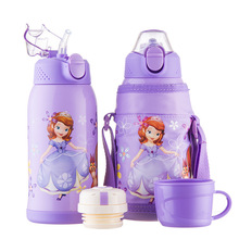 Disney Insulation Cup 600ml Double Head Replacement Strap Kettle Child Leakproof Cup Cover 304 Stainless Steel Thermos 2024 - buy cheap