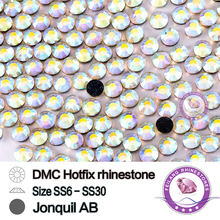Кристаллы горячей фиксации Jonquil AB DMC Стразы SS6 SS10 SS16 SS20 SS30 камни невесты 2024 - купить недорого