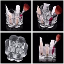 1pc Acrylic Brush Pot Shape Cosmetic Storage Organizer Makeup Display Rack Box Hot Selling 2024 - buy cheap