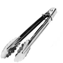 Sale  Stainless Steel Food Tongs Kitchen Cooking Food Utensil Tong Anti Heat Bread Clip Pastry Barbecue Tongs 2024 - buy cheap
