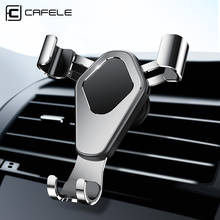 CAFELE Phone Car Holder for iPhone Samsung Huawei Xiaomi 360 Degree Rotation Gravity Air Vent Car Holder Protective GPS Holder 2024 - buy cheap