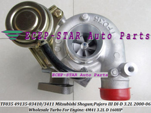 Tf035 49135-03411 49135-03410 49135 03410 turbocompressor me203949 para mitsubishi shogun 2002-06 pajero iii 2000-06 4m41 3.2l 2024 - compre barato