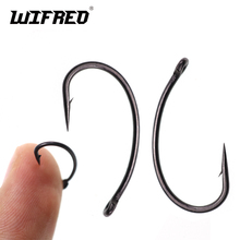 Wifreo 30PCS Coated Carp Fishing Hook High Carbon Steel Fishhooks Barbed Hooks Carp Hooks 2024 - buy cheap