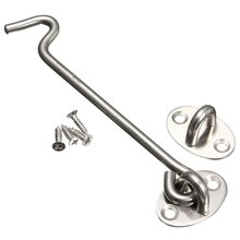 DSHA -Stainless Steel Heavy Duty Cabin Hook and Eye Lock for Shed, Gate or Garage Door (200 mm/8 inch) 2024 - buy cheap