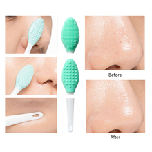 1Pcs Silicone Nose Brush Beauty Wash Face Exfoliating Blackhead Extrator Remover Facial Cleansing Brush Tools Blackhead Remover 2024 - buy cheap