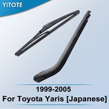 YITOTE Rear Wiper & Arm for Toyota Yaris [Japanese] 1999 2000 2001 2002 2003 2004 2005 2024 - buy cheap