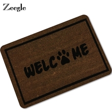 Zeegle-tapete de porta para banheiro, antiderrapante, chão de boas vindas, para cozinha e mesa de café 2024 - compre barato