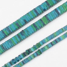 Natural Chrysocolla Square beads  15inch per strand , For DIY Jewelry making ! Mixed wholesale for all items! 2024 - buy cheap