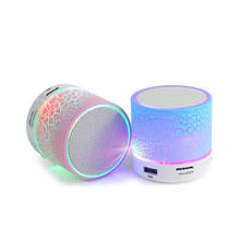 Mini Wireless Bluetooth Speaker Cracked LED TF USB Subwoofer Bluetooth Speaker mp3 Stereo Subwoofer Music Player Portable For PC 2024 - buy cheap