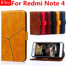 6 Colors Luxury Wallet Case For Xiomi Xiaomi Redmi note 4 Book Flip Cover Leather Stand Phone Bag Case For Redmi note 4 5.5 inch 2024 - buy cheap