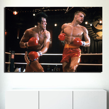 Rocky boxing poster pintura da lona impressão sala de estar decoração casa moderna arte da parede pintura a óleo hd 2024 - compre barato