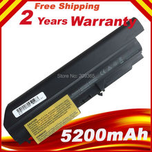 New 6 cells Laptop battery For Lenovo ThinkPad R61 T61 R61i R61e R400 T400 Series(14-inch wide) Free shipping 2024 - buy cheap