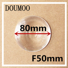 Focal length 50mm Diameter 80 mm Fresnel Lens,High light condenser Fresnel Lens used Solar concentrator  circle fresnel lens 2024 - buy cheap