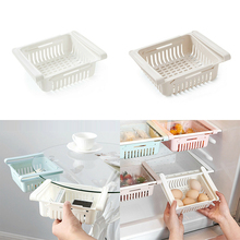 New Slide Kitchen Fridge Freezer Space Saver Organizer Storage Rack Shelf Holder 2024 - buy cheap