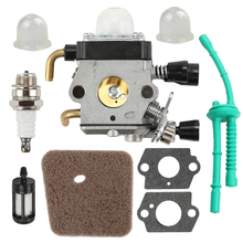9PCS New Spark Plug Carburetor Set Part  Air Fuel filter Gasket For STIHL FS38 FS45 FS46 FS55 Mower and Trimmer Metal Repair Kit 2024 - купить недорого