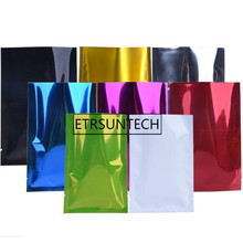 2000pcs 8x12cm Heat Seal Colorful Aluminum Foil Package Bags Smooth Surface Flat Open Top Mylar Foil Tea Bag Packaging 2024 - buy cheap