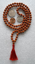 5 Mukhi 108 Rudraksha beads Small Shiva Tears Necklace bodhi Mala Bead Natural Indian Seeds Yoga Buddhist Jewelry hand kontted 2024 - buy cheap