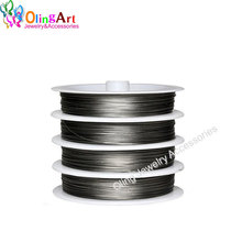 OlingArt 0.38MM 3Rolls/lot Stainless Steel Tiger Tail Wire DIY Necklace Bracelet Jewelry Making Stainless steel color 2019 New 2024 - buy cheap