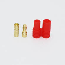 20pcs/lot 3.5mm Gold Bullet Banana Connector Plug With Protective Sleeve For ESC Battery Motor (10 pair) 2024 - buy cheap