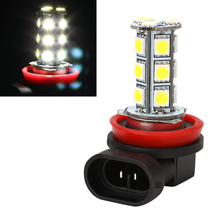 Lâmpada led branca para farol de neblina automotivo, led 5050, 18, h11, h8, smd 2024 - compre barato