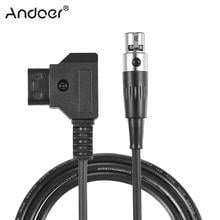 Andoer D-Tap Male to (Tinny) MINI XLR 4 Pin Cable Straight Cord 100cm Cable Length for VFM 5.6" Monitor 2024 - buy cheap