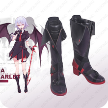 Novo jogo touhou projeto mafia remilia scarlet cosplay anime botas sapatos personalizados 2024 - compre barato
