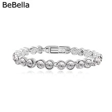 BeBella модные браслеты с кристаллами 6 цветов, сделанные из чешских кристаллов, подарок на Рождество 2024 - купить недорого