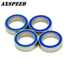 Good quality 4 pcs 10*15*4mm  Blue Rubber Sealing Ball Bearing for HSP Sakura XI D3 D4 RC Car 2024 - buy cheap