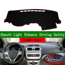 Double Layer Car Stickers For lifan 530 2014 Dashboard Cover Car Accessories Interior Anti-UV Car Decals 2024 - buy cheap