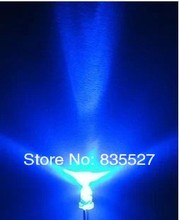 100 unids/lote 3 MM azul LED super brillante agua clara/diodos emisores de luz de cabeza redonda 2024 - compra barato