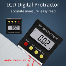 360Degree Mini Digital Protractor Inclinometer Electronic Level Box Magnetic Base Measuring Tools Angle Gauge Meter Angle Ruler 2024 - buy cheap