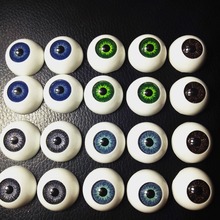 Olhos de boneca acrílica com 5 cores, 10 tamanhos e 22mm, boneca de plástico, olhos para brinquedos, bonecas de moda, acessórios diy 2024 - compre barato