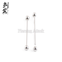16 Gauge Basic Industrial Barbell Body Jewelry 2024 - buy cheap
