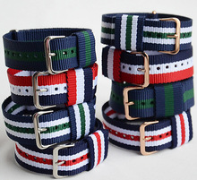 10PCS Wholesale 20mm 18mm Nato Watch Straps Nylon Strap Nylon Watchbands Army Military Fabric Woven Band Buckle Bracelet Men 2024 - buy cheap