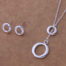 Оптовая продажа высокое качество посеребренные модные украшения ожерелье серьги WT-098 2024 - купить недорого