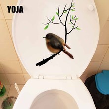 YOJA 16.6X24CM Hand Painted Wall Sticker Mural Painting Ancient Wind Birds Living Room Home Decor Toilet Decal T5-0702 2024 - buy cheap