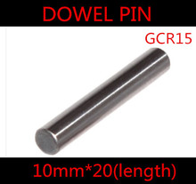 10pcs/lot High Quality 10 x 20mm 10*20mm 8mm  GGr15 Bearing Steel Round Dowel Pin Length 20mm 2024 - buy cheap