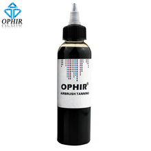OPHIR 4,2 OZ Airbrush краска для загара пигменты для покраски тела, эффективный Бронзовый пигмент для кожи, набор чернил 120 мл/фотография 2024 - купить недорого